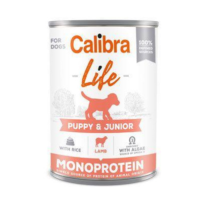 Calibra Dog Life konz.Puppy&Junior Lamb&rice 400g