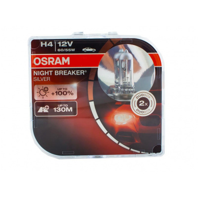 osram night breaker silver h4 12v 60 55w p43t – Heureka.cz