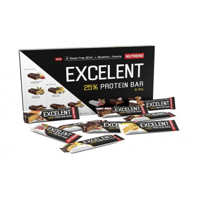 NUTREND Excelent protein bar dárkové balení 9 x 85 g