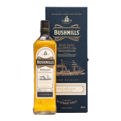 Bushmills Steamship Rum Cask Finish 40 % 0,7 l (kazeta)