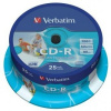43439 Verbatim CD-R 700MB 52x Datalife+ printable spindl 25ks