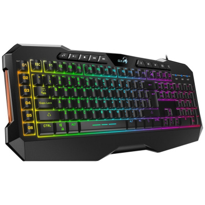 Genius GX GAMING Scorpion K11 Pro Klávesnice, herní, drátová, podsvícená, USB, CZ+SK layout, černá 31310007402