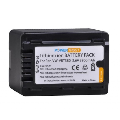 PowerTrust Baterie VW-VBT380, VW-VBT190 pro Panasonic 3900mAh s čipem