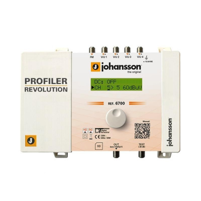 Anténní zesilovač programovatelný Johansson 6700 Profiler Revolution (JOPROREV6700)