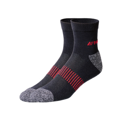 PARKSIDE Pánské pracovní ponožky, 3 páry (43/46, černá/červená)