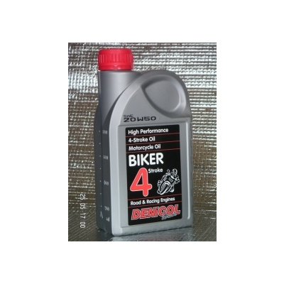 motorový olej Denicol BIKER 4T 20W50 - 1l