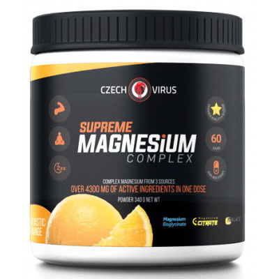 Czech Virus Supreme Magnesium Complex 340 g pomeranč