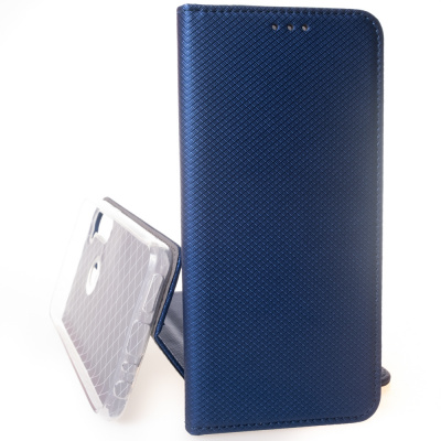 Pouzdro Smart Case Book pro Xiaomi Redmi Note 8T Modré