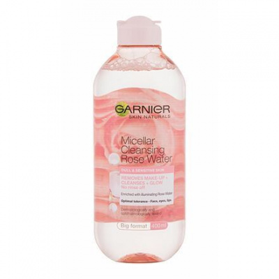 Garnier Skin Naturals Micellar Cleansing Rose Water 400 ml čisticí a rozjasňující micelární voda pro ženy