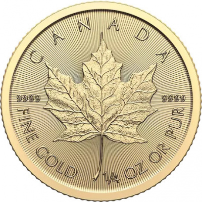 Royal Canadian Mint Zlatá investiční mince Maple Leaf 1/4 Oz | 2024 | 7,78 g