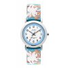 JVD Dětské světle modré náramkové hodinky JVD J7179.9 s jednorožcem (JVD Dětské světle modré náramkové hodinky JVD J7179.9 s jednorožcem)