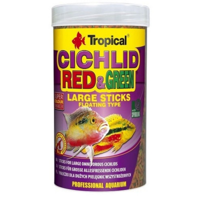 Tropical Cichlid Red+Green Large stick 250ml /75g