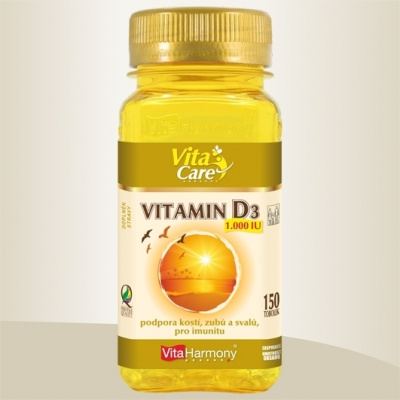 Vitaharmony Vitamin D3 1.000 m.j. 25 mcg 150 kapslí