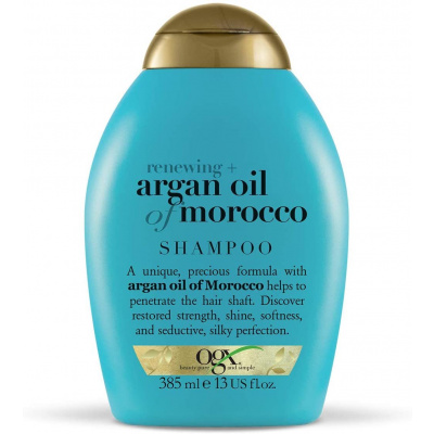 OGX Argan Oil Of Morocco Obnovující šampon pro lesk a hebkost vlasů 385 ml