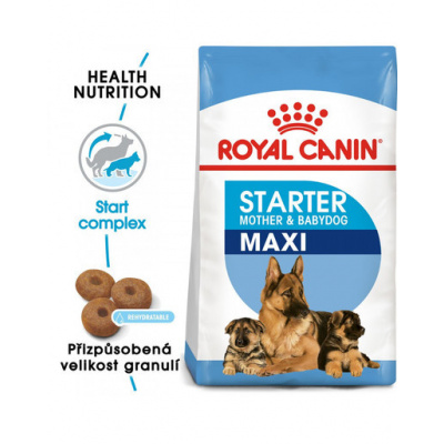ROYAL CANIN Maxi Starter Mother&Babydog 15 kg granule pro březí nebo kojící feny a štěňata