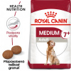 ROYAL CANIN Medium Adult 7+ granule pro dospělé stárnoucí střední psy Hmotnost (g/kg): 4kg granule pro dospělé stárnoucí střední psy