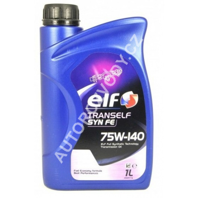 ELF PŘEVODOVÝ OLEJ ELF TRANSELF SYN FE 75W140 1L 75W140FE1L