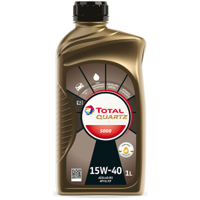 Motorový olej Total Quartz 5000 15W-40, 1L