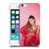 Zadní obal pro mobil Apple Iphone 5/5S/SE 2015 - HEAD CASE - Zpěvačka Ariana Grande růžové pozadí (Plastový kryt, obal, pouzdro na mobil Apple Iphone 5/5S/SE 2015 - Ariana Grande Pink)