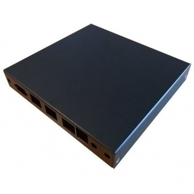 Montážní krabice PC Engines pro ALIX.2D3, 2D13, APU.1, APU.2 (3x LAN, 1x USB) - Černá; case1d2blku