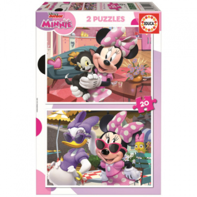 EDUCA Puzzle Minnie 2x20 dílků 147113
