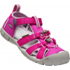 Dívčí sandále KEEN, model SEACAMP II CNX, barva very berry/dawn pink Velikost dětských bot: 35