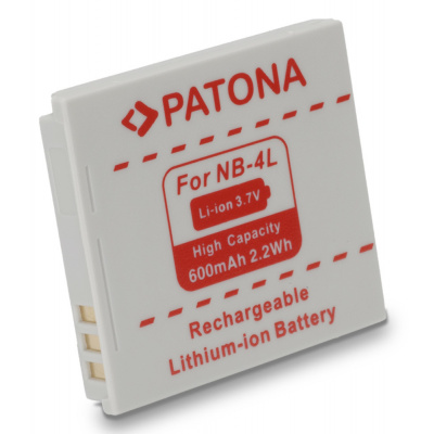 PATONA baterie pro foto Canon NB-4L 600mAh PT1004