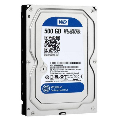 WD Blue 500GB, 3.5" HDD, 7200rpm, 32MB, SATA III - WD Blue 500GB, WD5000AZLX