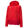 Puma teamGOAL 23 Training Rain Jacket červená/bílá UK Junior L