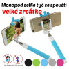 Neven Monopod se zrcadlem - teleskopický držiak na selfie tyč se spouští TS-208 šedá