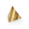 Hlavolam 3D bamboo - Pyramid Puzzle