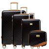 Sada 4 značkových kufru L,M,S,XS Puccini Saint Tropez černý, Doprava zdarma