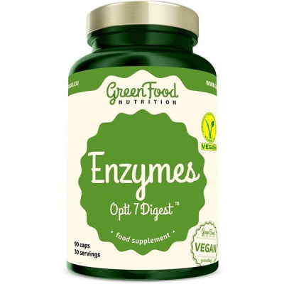 GreenFood Nutrition Enzymy Opti 7 Digest 90 kapslí