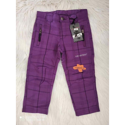 Outdoorové sportovní kalhoty NEVEREST - fialové Velikost: 146