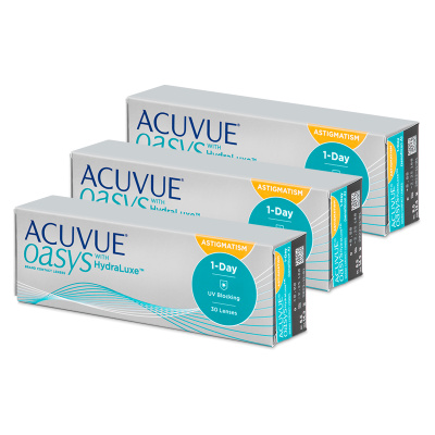 johnson johnson acuvue oasys 1 day with hydraluxe for astigmatism 30 cocek  – Heureka.cz