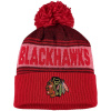 Pánská Zimní Čepice Chicago Blackhawks Adidas Mascot Cuffed Knit