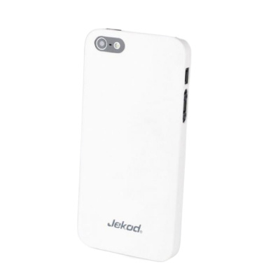Pouzdro Jekod Super Cool pro Apple iPhone 5 5S White bílé