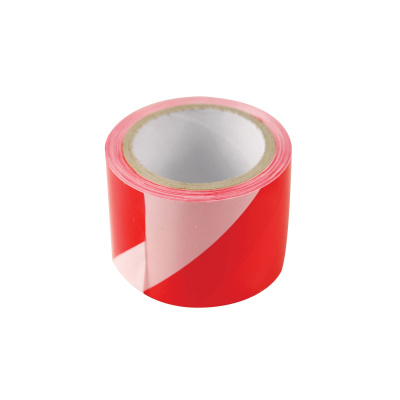 EXTOL CRAFT páska výstražná červeno-bílá, 75mm x 250m, PE, s nápisem ZÁKAZ VSTUPU po celé délce pásky