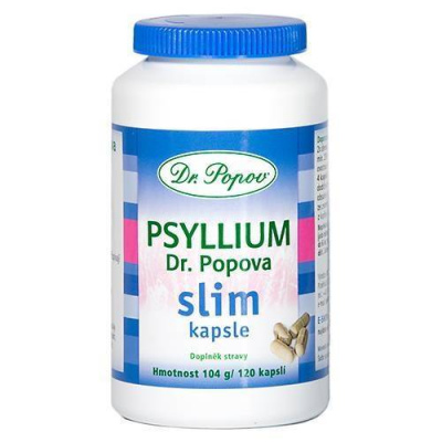 Dr. Popov Psyllium SLIM 120 kapslí PSYLS101