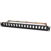 PATCHP16PNEOU/F - LEXI-Net Patch panel 16 portů neosazený pro UTP/ FTP, velikost 1U