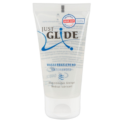 Just Glide Waterbased 50 ml, všestranný lubrikační gel na vodní bázi