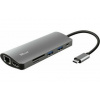 Trust Dalyx 7-in-1 USB-C Adapter / HDMI / RJ-45 / USB-C F / USB-C M / 2xUSB-A F (23775)