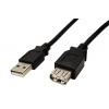 InLine USB 2.0 kabel prodlužovací USB A(M) - USB A(F), 0,5m, černý (34650B) - 11.42.8940