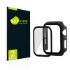 2x Savvies obal s tvrzeným sklem, Full Cover pro Apple Watch Series 5 (40 mm) (černý) (2x Savvies obal s tvrzeným sklem, Full Cover pro Apple Watch Series 5 (40 mm) (černý))