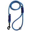 Šedo-modré klasické vodítko pro psy 1.3 - 2m / lano 10mm Karabina: 86 mm - velké plemeno, Délka: 2 m