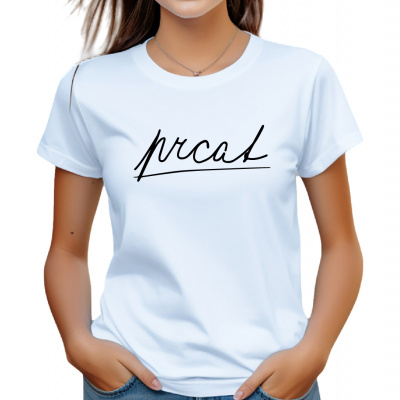 Dámské tričko PRCAT Barva: Bílá, Velikost: XL