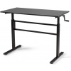 Bc-elec - BS400002 Výškově nastavitelný stůl (76-114 cm) s deskou 120x60 cm, ergonomický stůl, ruční ovládání