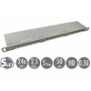 19'' patch panel Solarix 24xRJ45 CAT6 STP s vyvazovací lištou 0,5U SX24HD-6-STP-SL 24000147