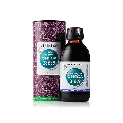 Viridian 100% Organic Omega 3:6:9 Oil 200 ml