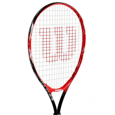 Wilson Tour Junior Tennis Racket Black/Red 21Inch